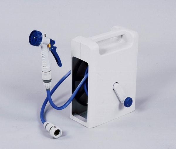 コンパクトで超スリム！ グリーンライフ　ホースリール　ウェイビースマート15m　PRS-15GN 【頑張って送料無料！】
