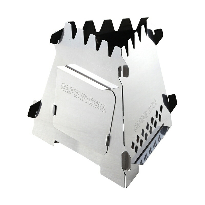 楽天市場 キャプテンスタッグ Ug 0046 カマド スマート ストーブ デルタ アウトドア キャプスタ 約 幅170 奥行150 高さ145mm 村の鍛冶屋