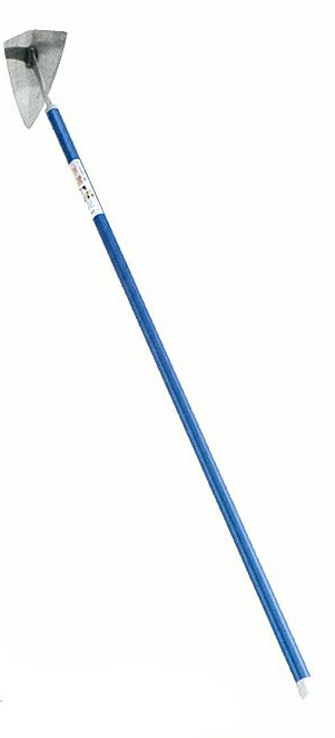 【頑張って送料無料！】パイプ柄　ステンレスデルタホー　240×柄1200mm　10037