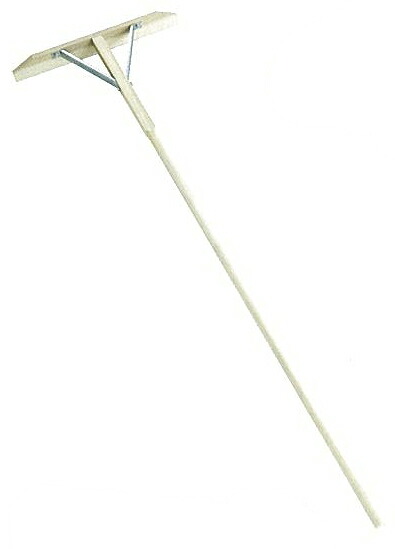 【頑張って送料無料！】木製ならしレーキ（組み立て式）巾600&times;柄1800mm　11034｜村の鍛冶屋