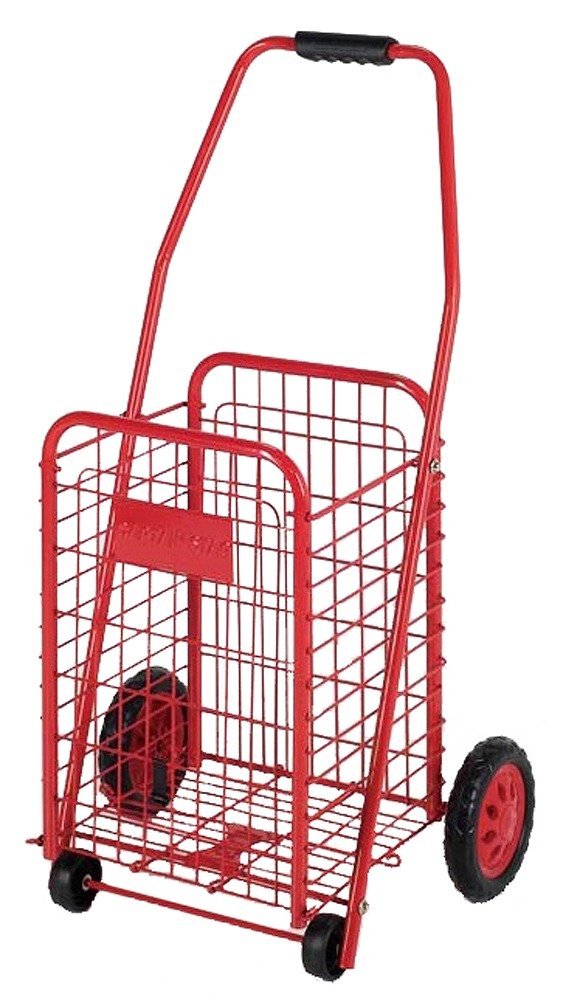 キャプテンスタッグ 楽々カゴキャリーレッド　UL-1002 耐荷重15kg 4,779円