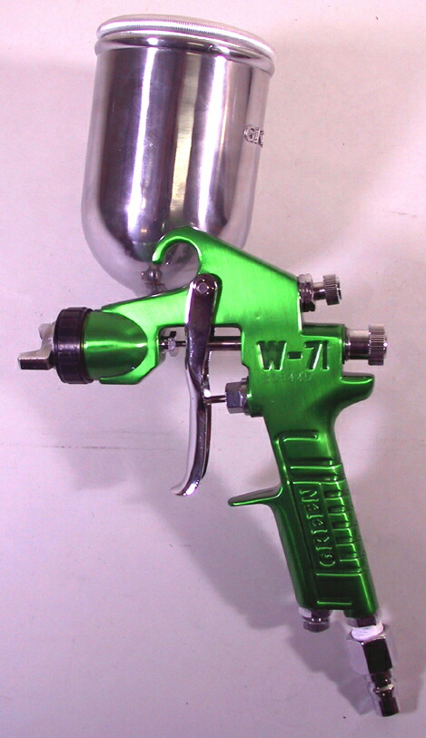 スプレーガン　400ｍｌ W-71G　（重力式)　27710　送料無料