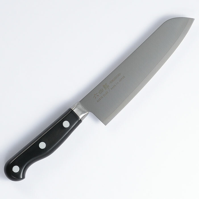 楽天市場】六四郎 三徳包丁 170mm R-S170 送料無料 両刃 包丁 庖丁