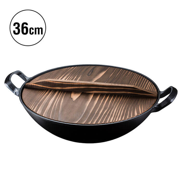 楽天市場】新中華鍋 木蓋付 33cm（IKNG-IRON-86）【池永鉄工株式
