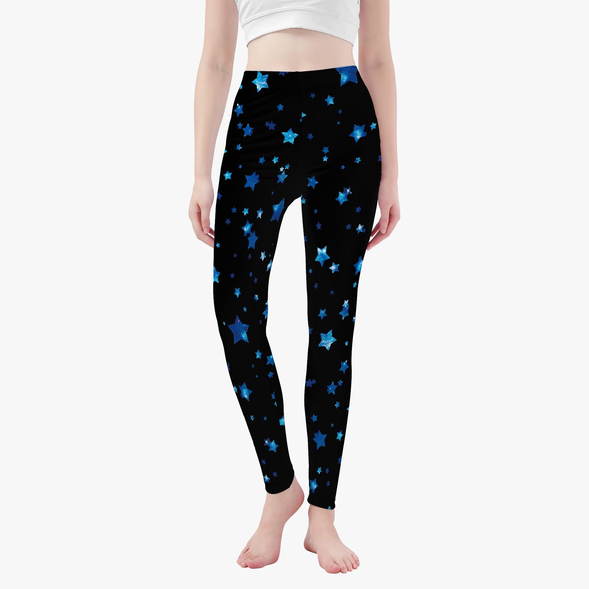 GalaxyStar B(レギンス 10分丈) レギンス 10分丈 レディース 全て 青 黒 星 宇宙柄 galaxy 星型 冴木みやこ _ID018 4,479円
