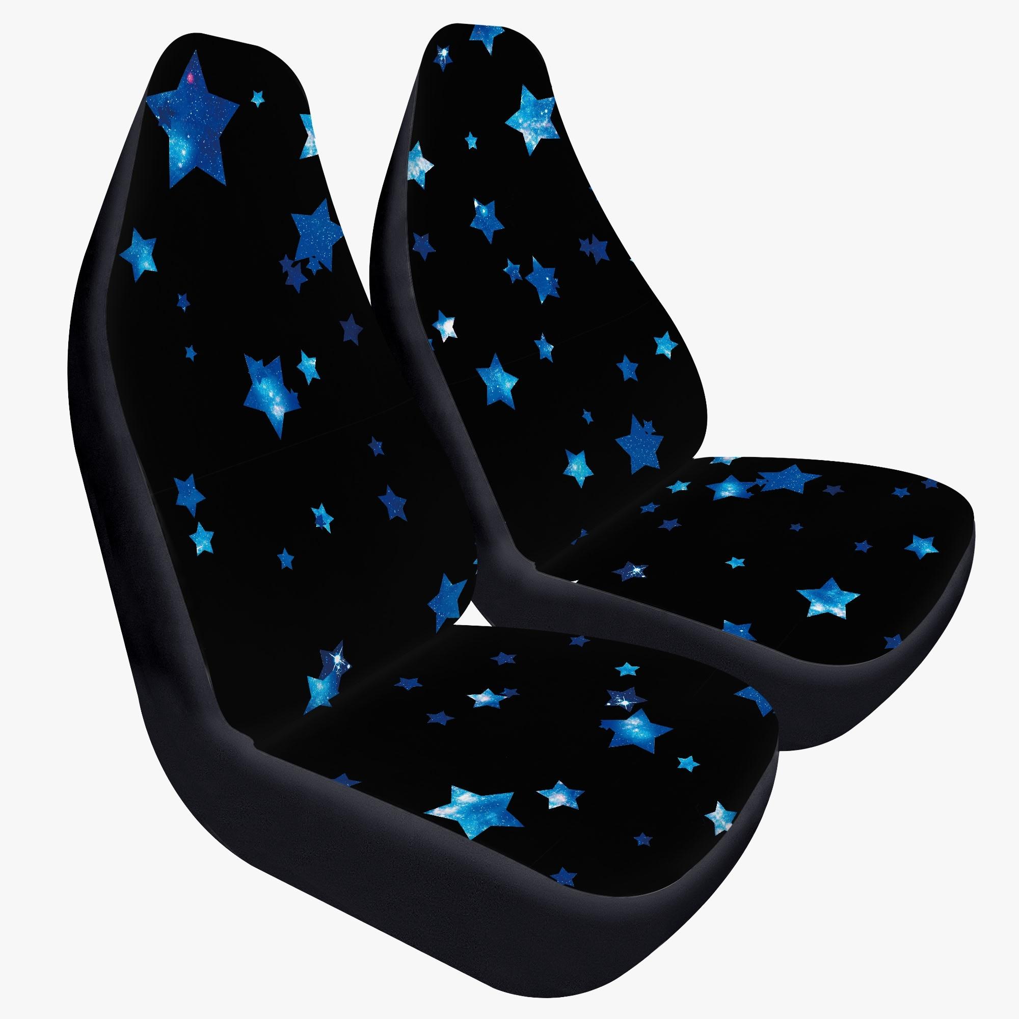 GalaxyStar B(カーシートカバー) カーシートカバー ユニセックス ホームデコレーション 全て 青 黒 星 宇宙柄 galaxy 星型 冴木みやこ _ID018