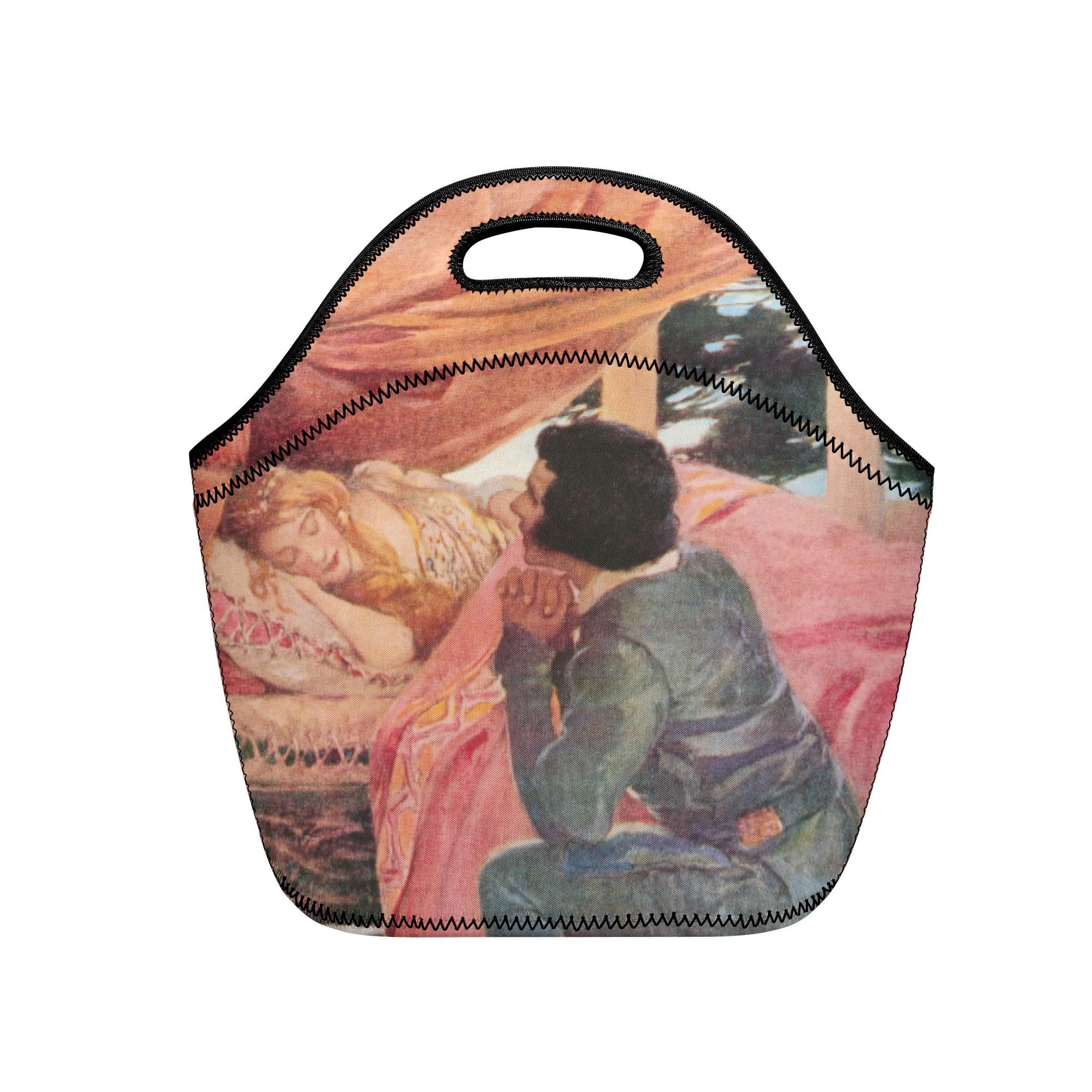 ジェシー・ウィルコックス・スミス 眠れる森の美女(ランチバッグ) ランチバッグ ユニセックス バッグ 全て 眠れる森の美女 パブリックドメイン アート 世界のアート作品 _ID018画像