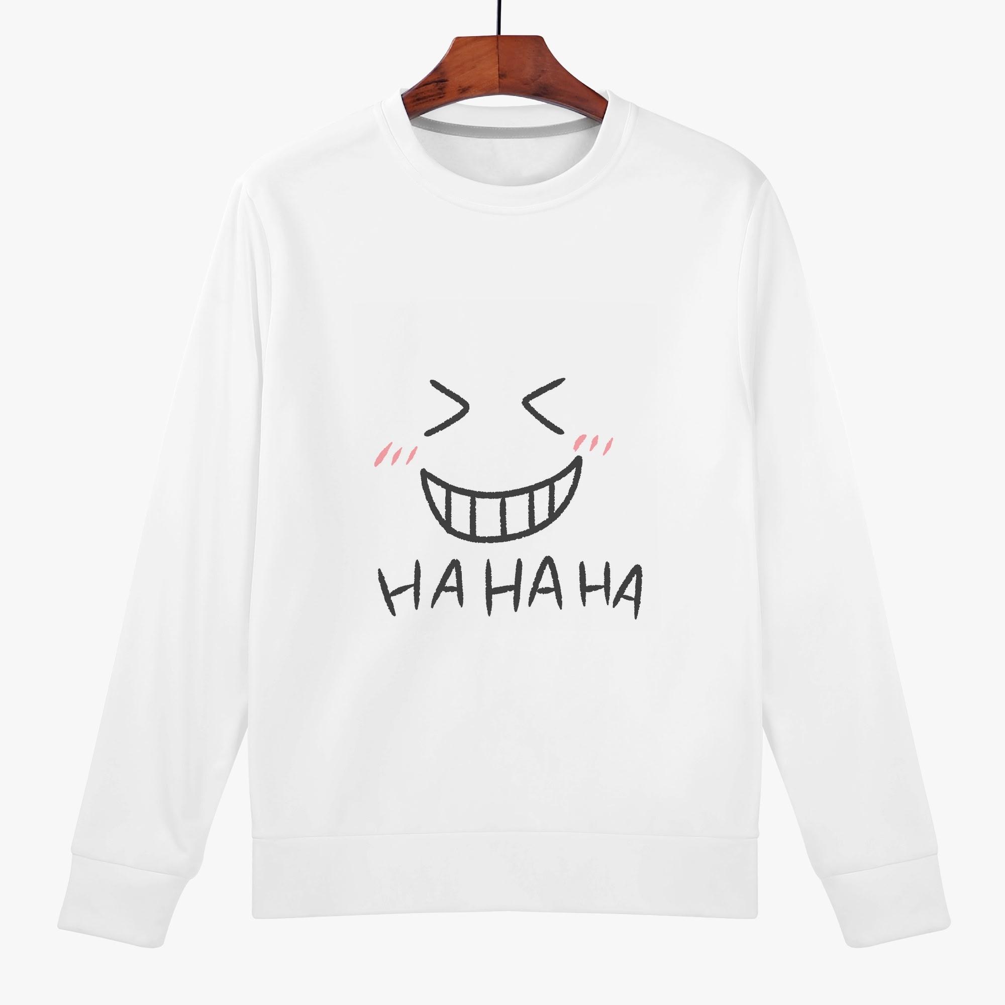 smile柄(レディーススウェット) レディーススウェット レディース 全て 笑顔 smile 松浦はれ _ID018