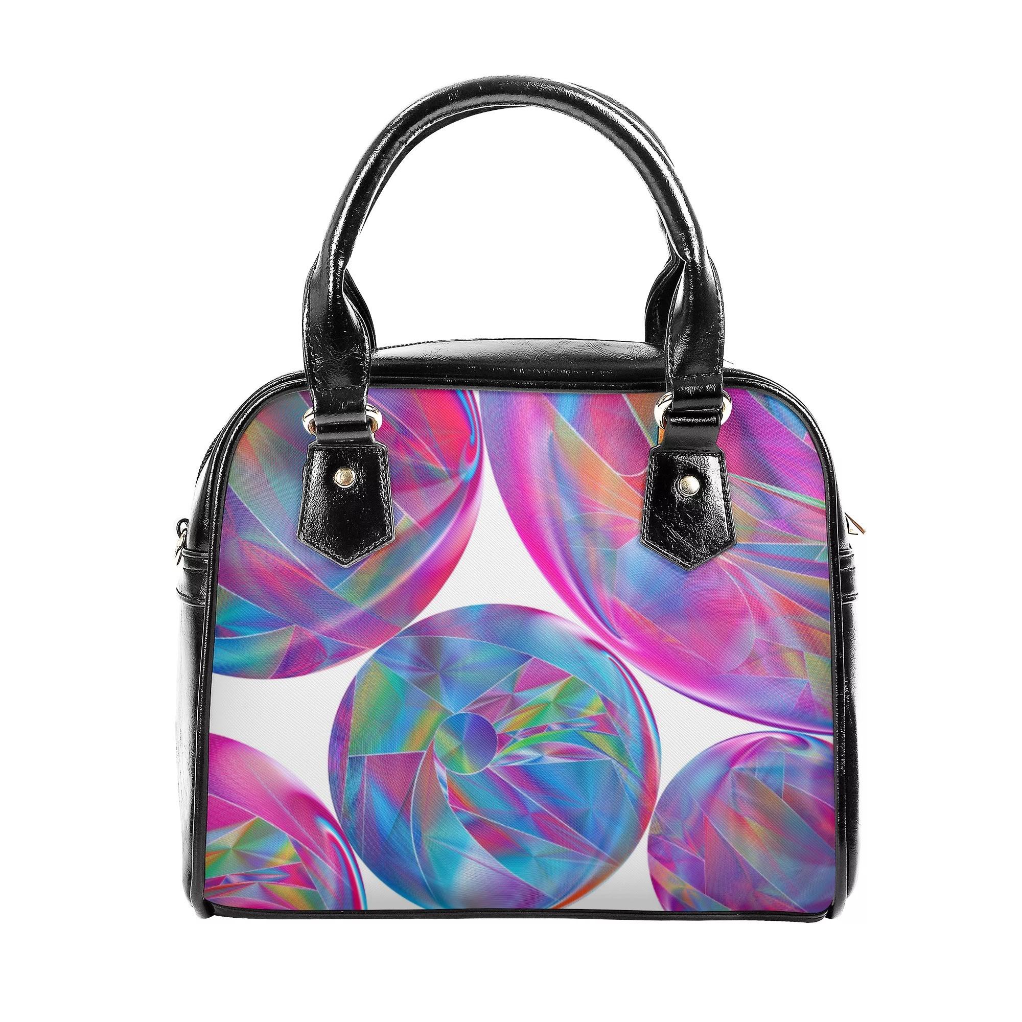Marble(2WAYショルダーバッグ) 2WAYショルダーバッグ レディース バッグ アート クリスタル 宝石 キラキラ ピンク Nosk _ID018