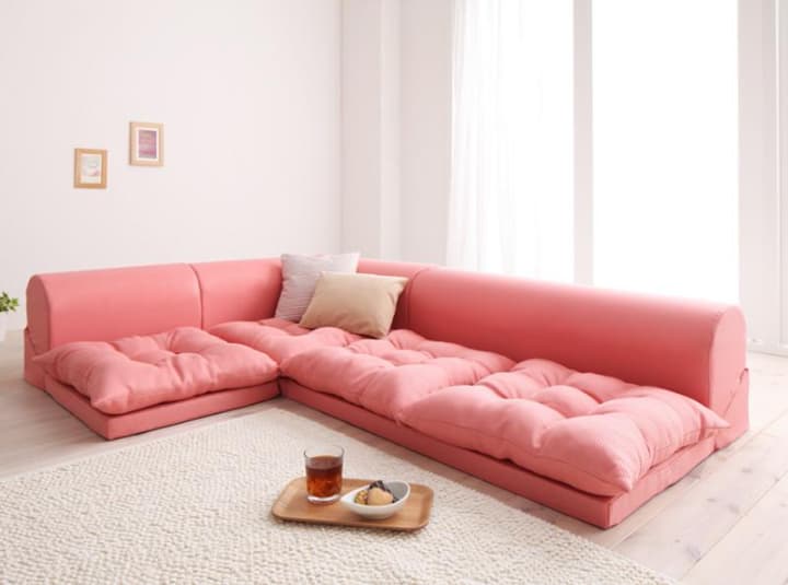 楽天市場】3人掛けフロアコーナーソファ(2セット) 日本製 ソファ