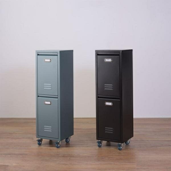 2段式ダストボックス 幅28cm ゴミ箱 タテ型スリム 分別 シンプル おしゃれ ロッカー風 キャスター付き 黒 ブラック MAZUK-0196BK ダストボックス ゴミ箱上 活用 おしゃれ キッチン 2分別 隙間 ラック スリム ゴミ箱ラック 縦型 2段 分別ゴミ箱 フタ付き キャスター 木製  45L 縦長 扉付 大容量 木 耐水 約 幅30 高さ180 ハイタイプ ホワイト⁄グレー⁄ブラック 組立品⁄完成品が選べる DTB600103  |