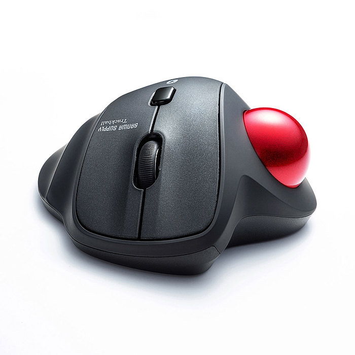毎日がバーゲンセール Bluetoothトラックボール マウス ブラック 静音 ワイヤレス エルゴノミクス サンワサプライ MA-BTTB130BK  新品 送料無料