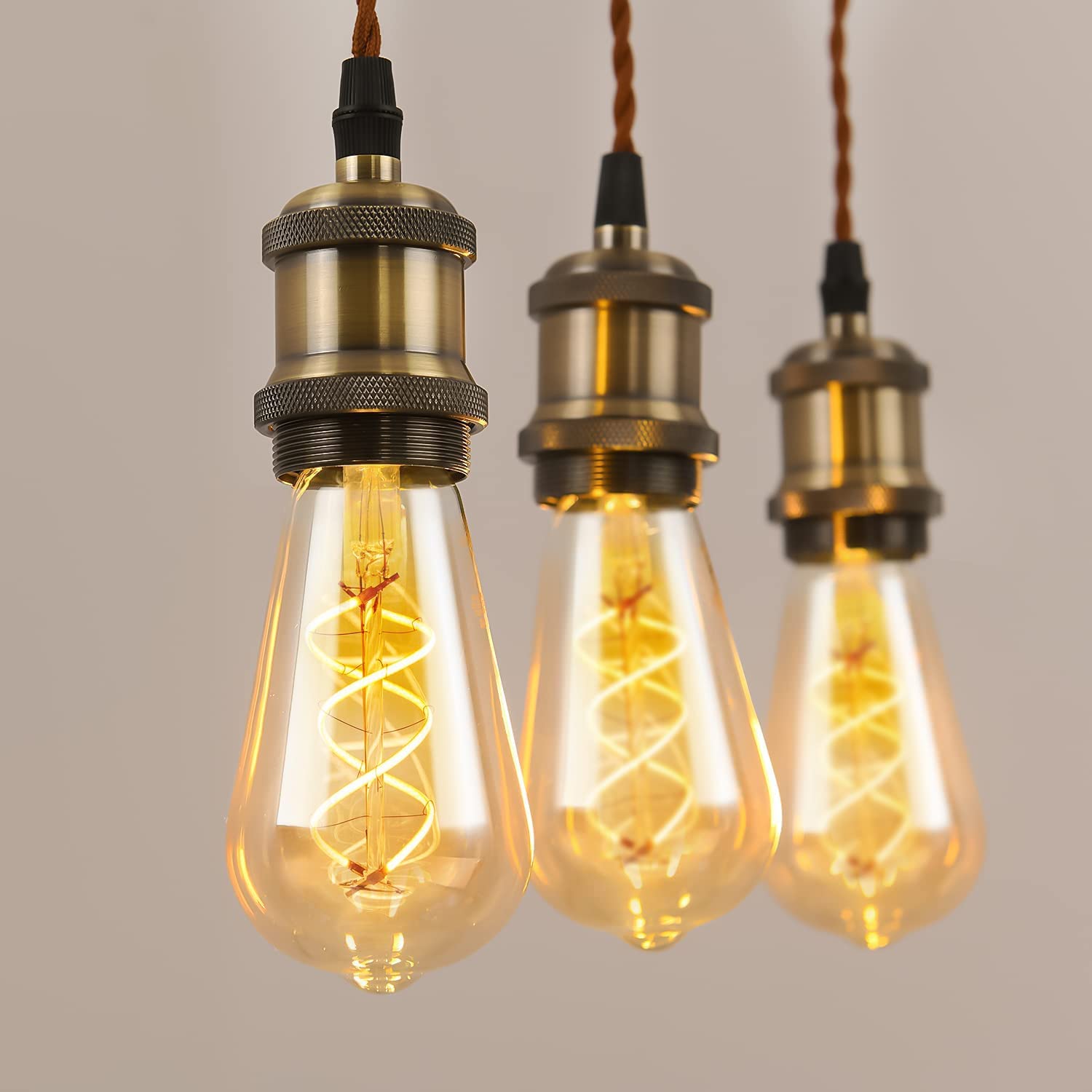 楽天市場】ペンダントライト E26口金 LED電球付き エジソン電球 電球