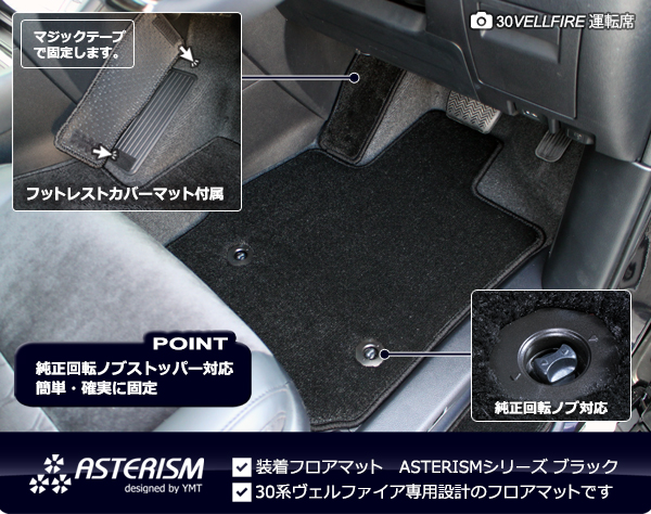 ASTERISM30系ヴェルファイア/ヴェルファイアHVラゲッジマット ロング