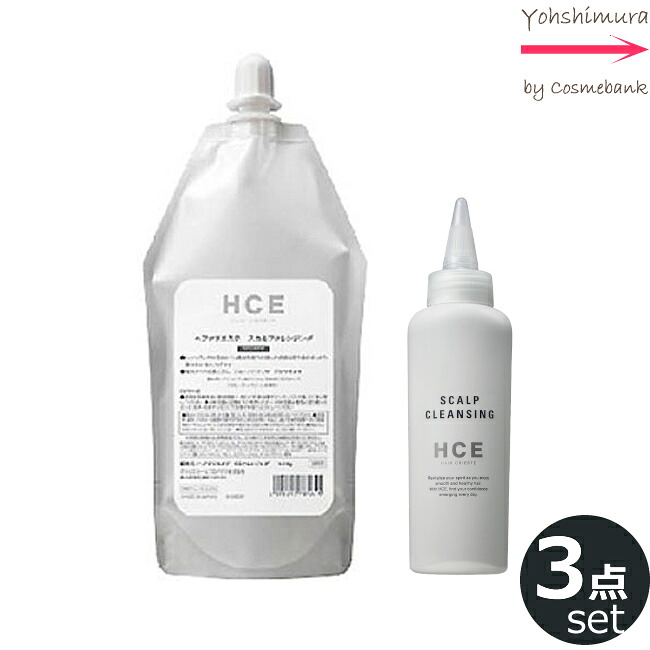 【ｘ３点セット】クラシエ ヘアクリエステ スカルプクレンジング 500g HCE｜HAIR CRIESTE｜SCALP CLEANSING【アプリケーター別途進呈します・ご選択ください】