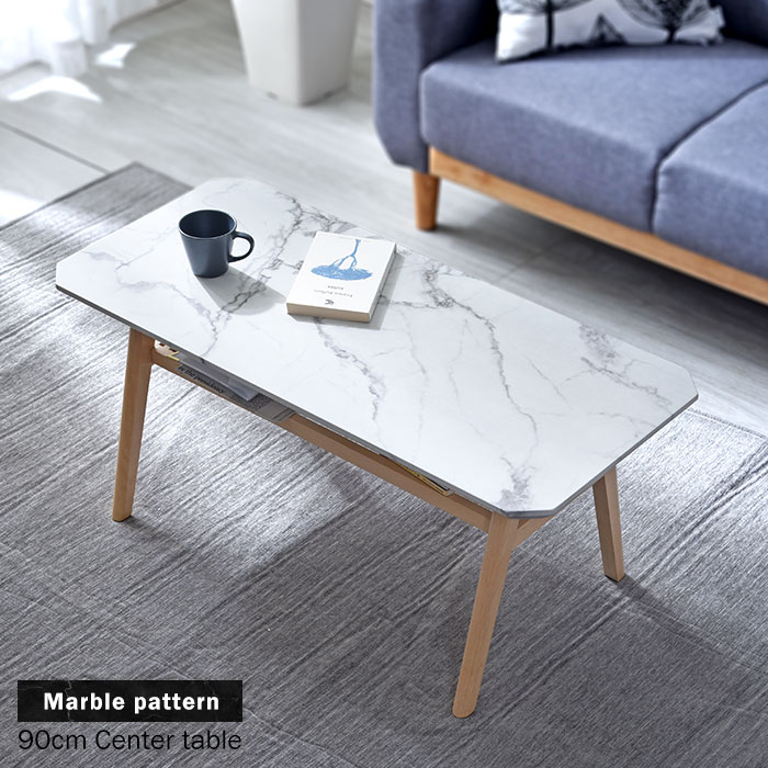 売り切れ必至 楽天市場 センターテーブル 大理石調 幅90cm ローテーブル ソファーテーブル カフェテーブル ダイニングテーブル ソファーサイドテーブル ミニテーブル コーヒーテーブル マーブル模様 木製 天然木 ちゃぶ台 つくえ デスク ホワイト 白大理石 おしゃれ
