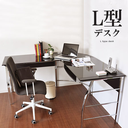 楽天市場】【メーカー直送】パソコンデスク L字型 奥行60cm 全2色