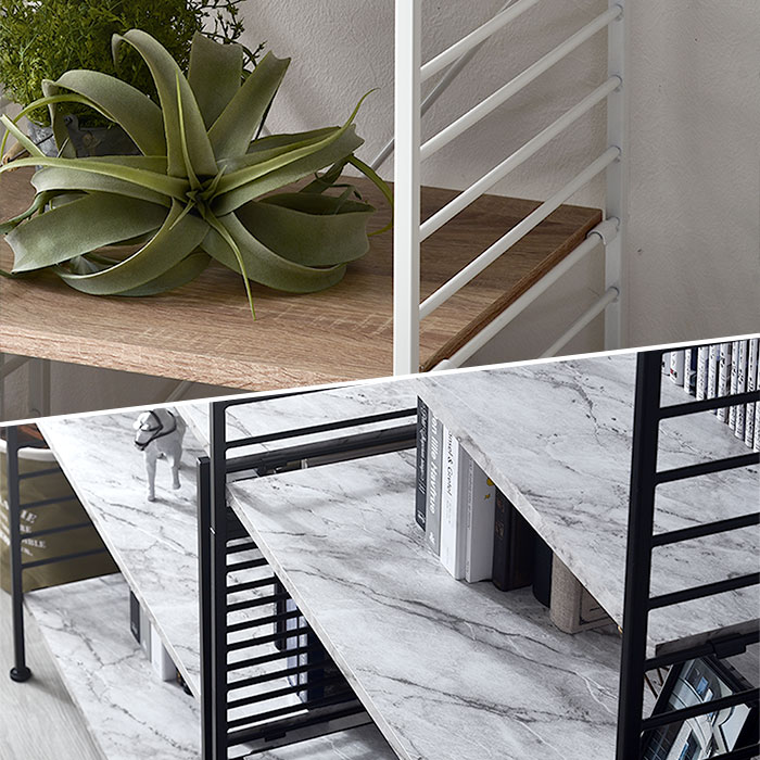 期間限定送料無料 ラック レンジ台 収納 食器棚 おしゃれ 木製 棚 収納棚 本棚 シンプル シェルフ スチール 棚 スチールラック 棚 スリム 北欧 薄型 メタルラック ランドセルラック リビング 収納 モダン シンプル 人気 デザインオープンラック ルマラン 5段 幅47cm