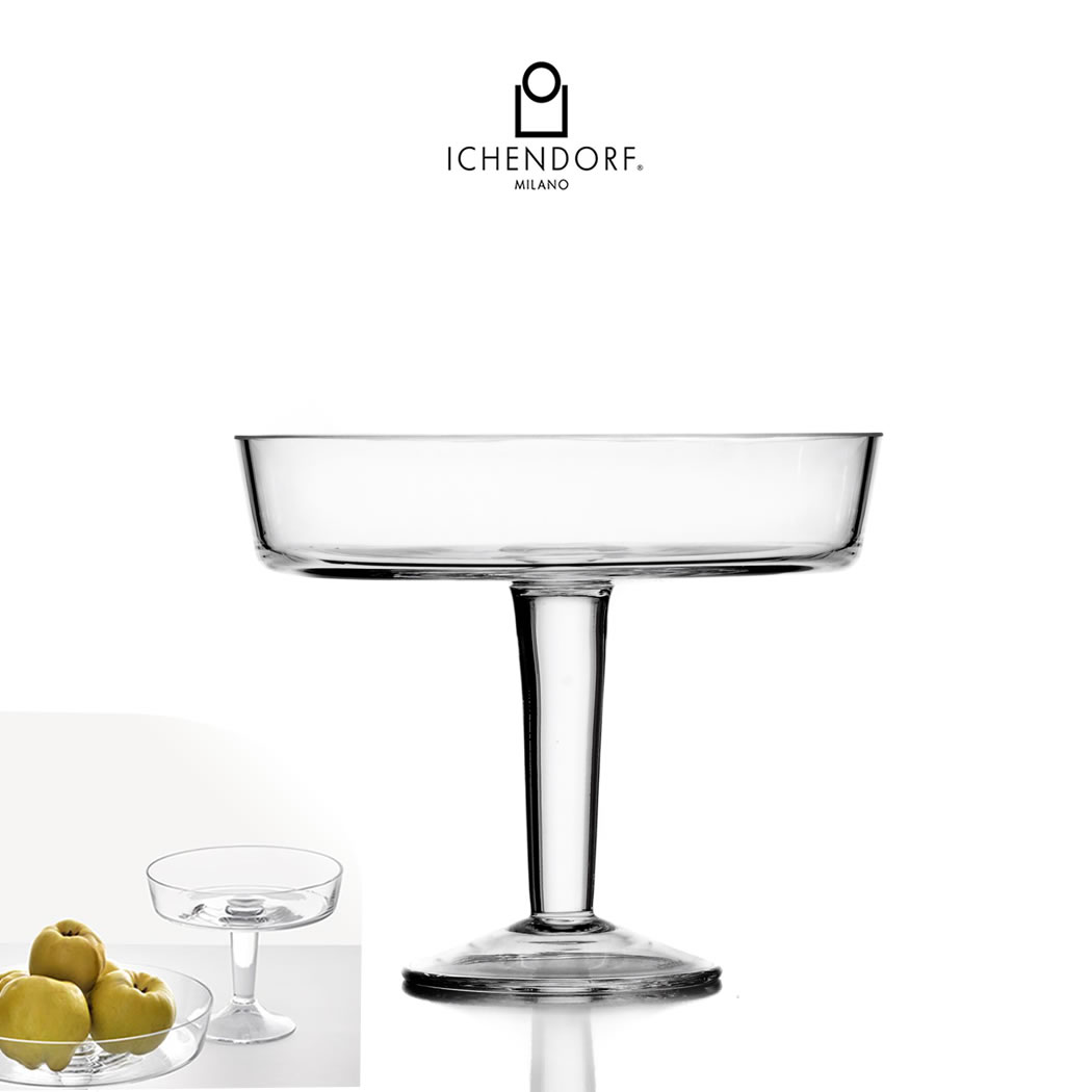 Ichendorf Milano Alzate Footed Plate 18cm コンポート フルーツ デザート ボウル 脚付きプレート ガラス おしゃれ 業務用 ギフト 花器 イタリア イッケンドルフ Mbhomesolutions Us