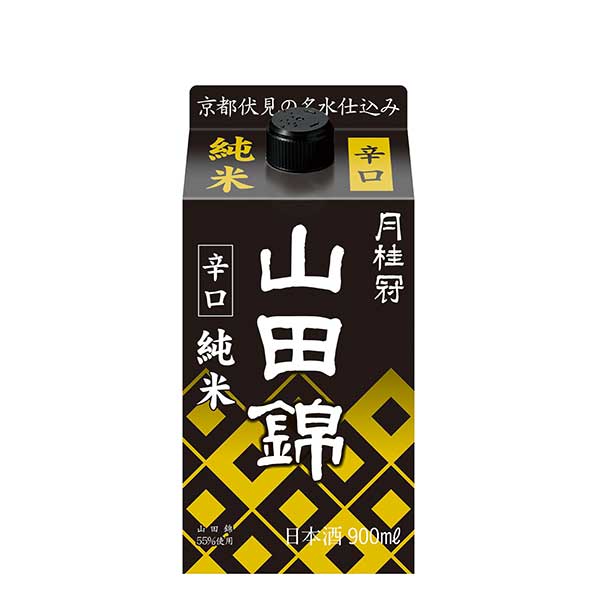 月桂冠 山田錦 純米 日本酒 辛口 清酒 パック × 900ml 14度 2ケース販売