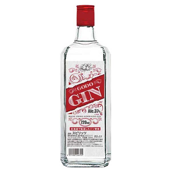 8125円 【同梱不可】 合同 CODO ジン 37度 瓶 720ml × 12本 ケース販売 合同酒精 オノエン スピリッツ 日本 124672