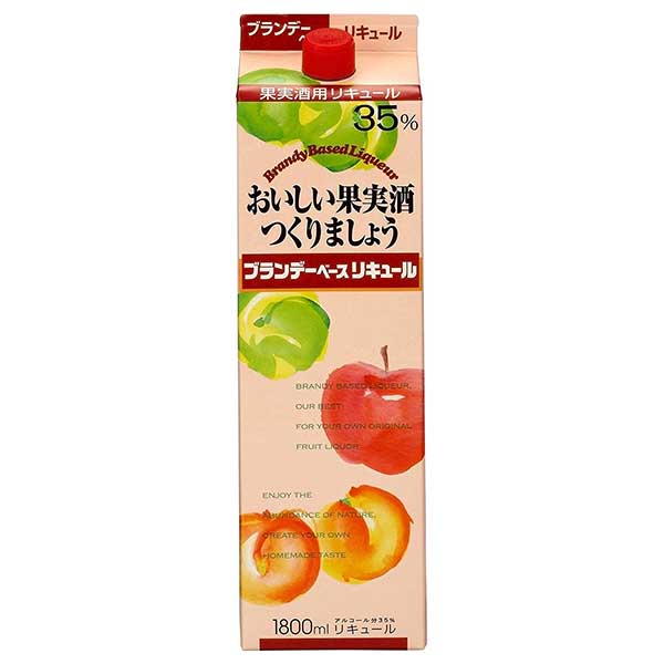 合同 ブランデーベース リキュール 35度 [パック] 1.8L 1800ml × 6本[ケース販売][合同酒精 オノエン リキュール 缶チューハイ 日本 133454]ギフト プレゼント 贈り物 お祝い 内祝い お返し 誕生日プレゼント 父の日 敬老の日