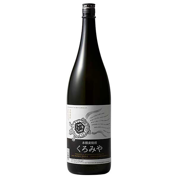 くろみや 麦焼酎 25度 [瓶] 1.8L 1800ml &times; 6本[ケース販売] 送料無料(本州のみ) [宮崎本店 キンミヤ 亀甲宮 麦焼酎 むぎ焼酎 乙類 日本 三重県]ギフト プレゼント 贈り物 お祝い 内祝い お返し 誕生日プレゼント 父の日 敬老の日｜ハードリカー　店