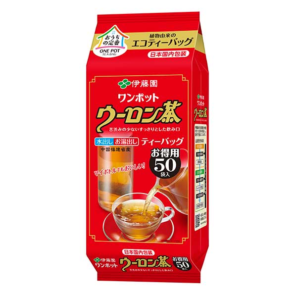伊藤園 ワンポット エコ ティーバッグウーロン茶 (4g × 50袋) × 10パック[ケース販売] 送料無料(本州のみ) [伊藤園 日本 飲料 60537]ギフト プレゼント 贈り物 お祝い 内祝い お返し 誕生日プレゼント 父の日 敬老の日