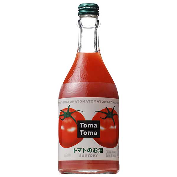 トマトのお酒 トマトマ 12度 [瓶] 500ml × 12本[ケース販売][サントリー 日本 甘味果実酒 TOM5]【ギフト不可】ギフト プレゼント 贈り物 お祝い 内祝い お返し 誕生日プレゼント 父の日 敬老の日