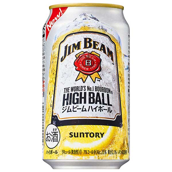 サントリー ジムビーム ハイボール 缶 350ml 24本 ケース販売 3ケースまで同梱可能 チューハイ リキュール Alc5 Yjh5l 日本 バースデー 記念日 ギフト 贈物 お勧め 通販
