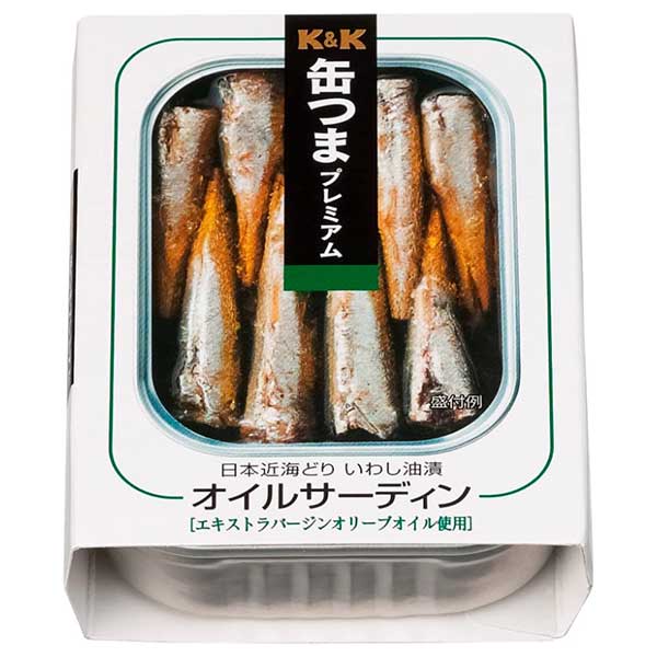 K&K 缶つま 日本近海獲り オイルサーディン [缶] 105g &times; 24個[ケース販売] [K&K国分 食品 缶詰 日本 0317812]ギフト プレゼント 贈り物 お祝い 内祝い お返し 誕生日プレゼント 父の日 敬老の日｜ハードリカー　店