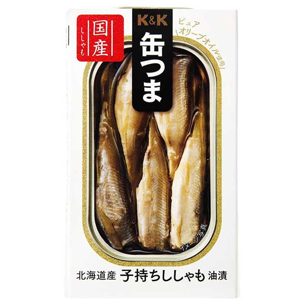 K K 缶つま 北海道産 子持ちししゃも 缶 75g X 12個 ケース販売 送料無料 本州のみ K K国分 食品 缶詰 日本 母の日 父の日 ギフト Psicologosancora Es