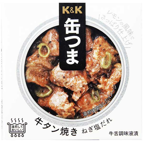 K&K 缶つま 牛タン焼き ねぎ塩だれ [缶] 60g &times; 24個[ケース販売] [K&K国分 食品 缶詰 日本 0417413]ギフト プレゼント 贈り物 お祝い 内祝い お返し 誕生日プレゼント 父の日 敬老の日｜ハードリカー　店 13,337円