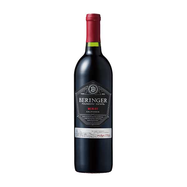 ベリンジャー ファウンダース エステート メルロー 750ml × 12本[ケース販売] 送料無料(本州のみ) [サッポロ アメリカ ナパ ヴァレー 赤ワイン C470]ギフト プレゼント 贈り物 お祝い 内祝い お返し 誕生日プレゼント 父の日 敬老の日