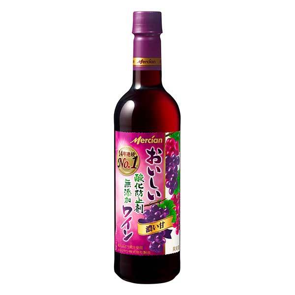 メルシャン おいしい酸化防止剤無添加赤ワイン ジューシー赤 [ペット] 720ml × 12本[ケース販売] 送料無料(本州のみ) [メルシャン 日本 神奈川県 赤ワイン ミディアムボディ 420670]ギフト プレゼント 贈り物 お祝い 内祝い お返し 誕生日プレゼント 父の日 敬老の日