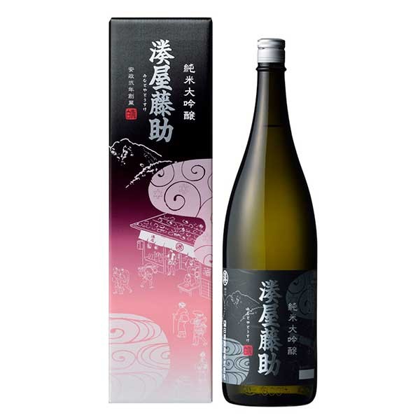 白瀧 純米大吟醸 湊屋藤助 1.8L 1800ml x 2本 送料無料(本州のみ) [白瀧酒造 新潟県日本酒 清酒 OKN]ギフト プレゼント 贈り物 お祝い 内祝い お返し 誕生日プレゼント 父の日 敬老の日