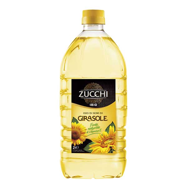 ズッキ ひまわり油(オリオ ディ ジラソーレ) [PET] 2L 2000ml × 6本[ケース販売][モンテ イタリア オイル 油 001801]ギフト プレゼント 贈り物 お祝い 内祝い お返し 誕生日プレゼント 父の日 敬老の日