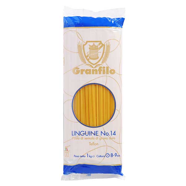 グランフィーロ リングイネ No.14 [袋] 1kg 1000g × 15袋[ケース販売] 送料無料(本州のみ) [モンテ イタリア パスタ 032205]ギフト プレゼント 贈り物 お祝い 内祝い お返し 誕生日プレゼント 父の日 敬老の日