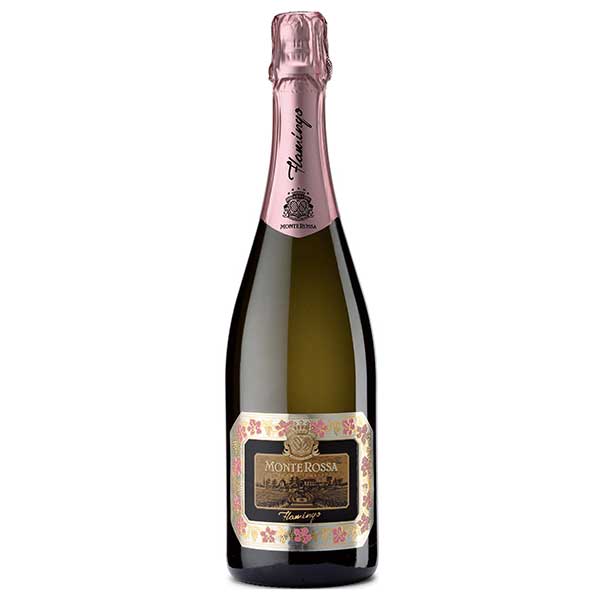 モンテロッサ フラミンゴ フランチャコルタ ロゼ ブリュット 750ml x 2本 送料無料(本州のみ) [モンテ イタリア スパークリングワイン 008178]ギフト プレゼント 贈り物 お祝い 内祝い お返し 誕生日プレゼント 父の日 敬老の日