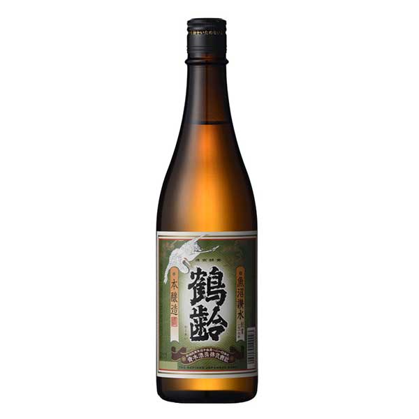 90％OFF】 鶴齢 本醸造 720ml × 12本 ケース販売 送料無料 本州のみ 青木酒造 日本 fucoa.cl