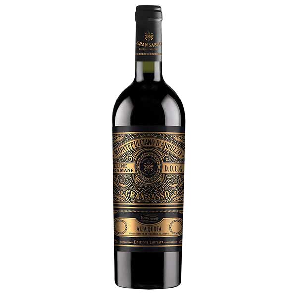 グラン サッソ モンテプルチアーノ ダブルッツォ コッリーネ テラマーネ アルタ クオタ 750ml x 2本 送料無料(本州のみ) [日本リカー イタリア 赤ワイン アブルッツォ フルボディ 2621GS041500]ギフト プレゼント 贈り物 お祝い