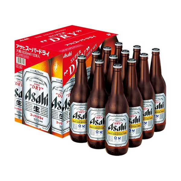楽天市場】アサヒスーパードライ 大瓶【633ml×12本(1ケース