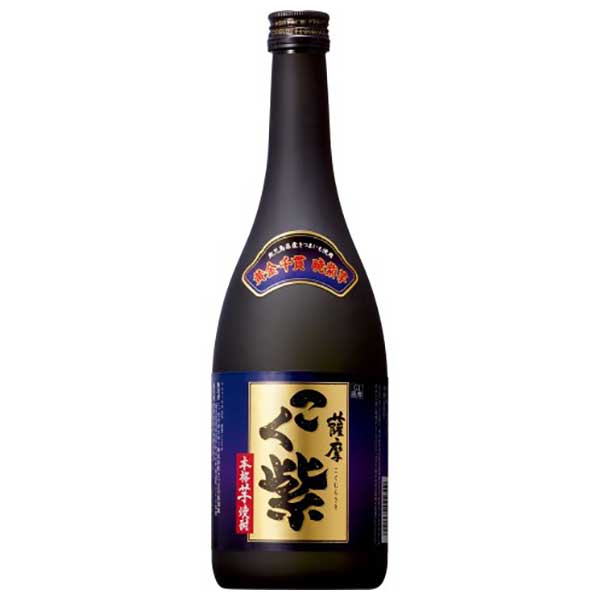 中華のおせち贈り物 本格芋焼酎 薩摩こく紫 25度 瓶 720ml × 12本 ケース販売 送料無料 本州のみ アサヒビール 日本 芋焼酎乙類  43294 fucoa.cl