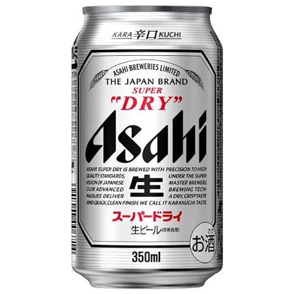 逸品】 アサヒ スーパードライ 缶 350ml × 24本 ケース販売 送料無料