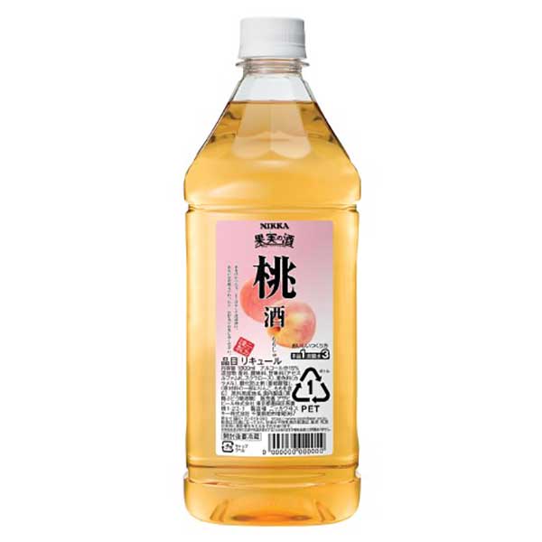 在庫あり/即出荷可】 果実の酒 桃酒 PET 1.8L 1800ml 送料無料