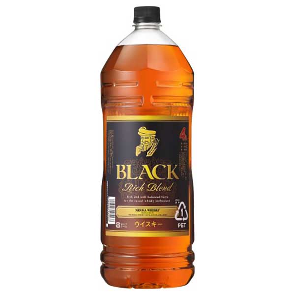 期間限定 12月16日まで　 新品ブラックリッチブレンド ウイスキー 4L 楽天市場】ニッカウイスキー ブラックニッカ リッチブレンド 40度