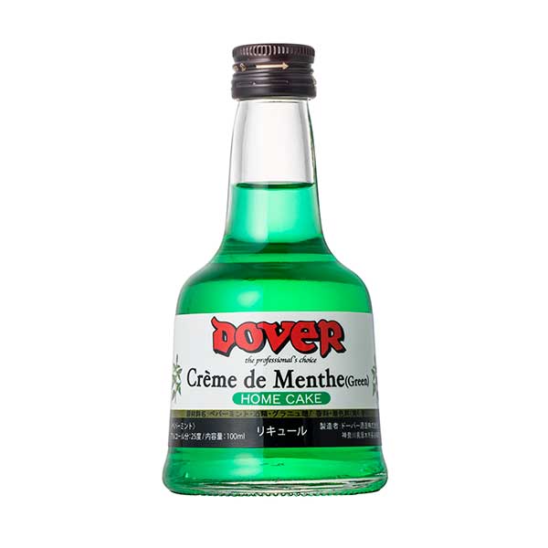 ドーバー クレーム ド ミント (グリーン) 25度 100ml × 24本[ケース販売][ドーバー 日本 リキュール スイーツ デザート作り 料理作り お菓子作り]ギフト プレゼント 贈り物 お祝い 内祝い お返し 誕生日プレゼント 父の日 敬老の日