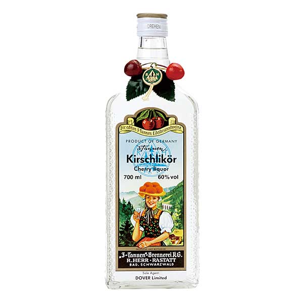 3-タンネン ドイツ キルシュ 60度 700ml x 2本 送料無料(本州のみ) [ドーバー ドイツ ブランデー スイーツ デザート作り 料理作り お菓子作り]ギフト プレゼント 贈り物 お祝い 内祝い お返し 誕生日プレゼント 父の日 敬老の日