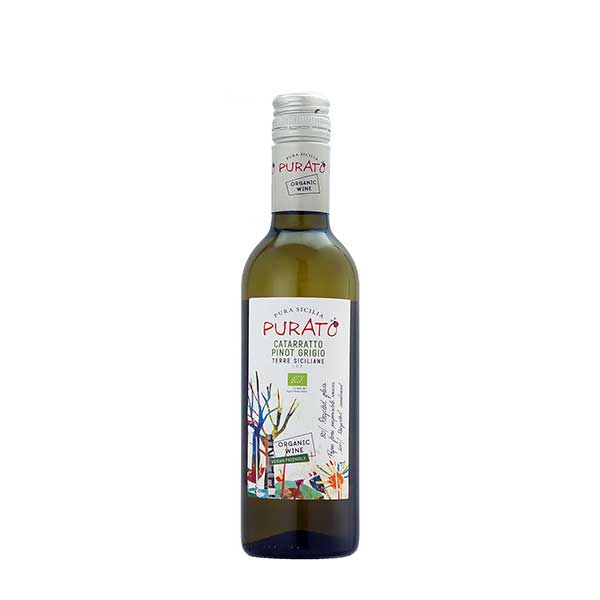 サンタ テレザ プラート カタラット ピノ グリージョ オーガニック ハーフ 375ml × 12本[ケース販売] 送料無料(本州のみ) [スマイル イタリア 白ワイン 辛口 613913]ギフト プレゼント 贈り物 お祝い 内祝い お返し 誕生日プレゼント 父の日 敬老の日