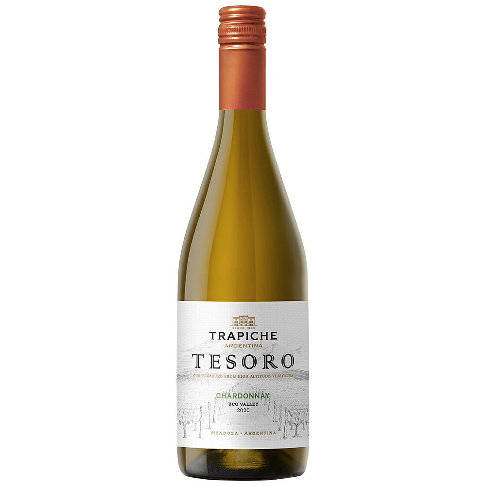 トラピチェ テソーロ シャルドネ 750ml &times; 12本[ケース販売] 送料無料(本州のみ) [アルゼンチン 白ワイン MK 1525]【RP】ギフト プレゼント 贈り物 お祝い 内祝い お返し 誕生日プレゼント 父の日 敬老の日｜ハードリカー　店 19,087円